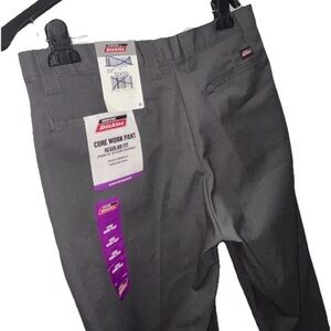 NWT Dickies Core 32x32 Charcoal Grey Work Pants Regular Fit Straight Leg Uniform